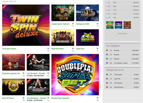 Jocuri de Noroc la Unibet .